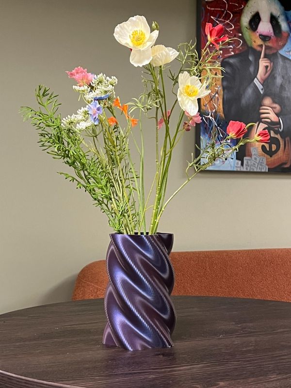 Vase 2 – Moderne 3D-printet vase