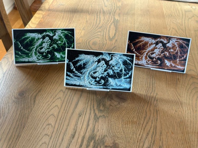 Veggkunst: Storm Dragon
